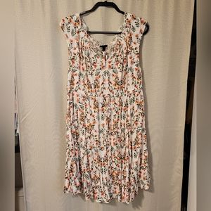 Torrid Floral Peasant Dress